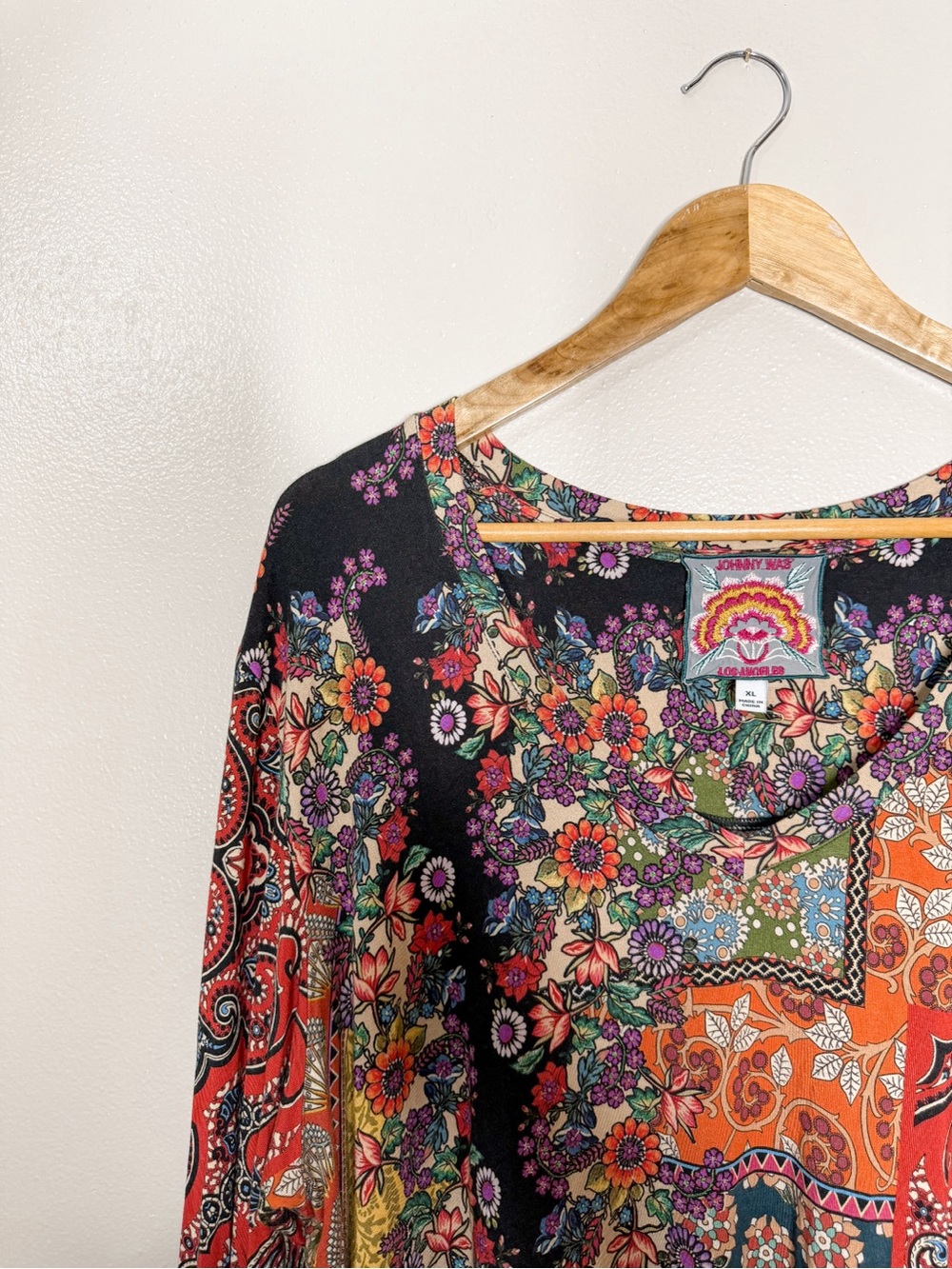 Johnny Was | NWOT Moa Favorite Paisley Floral Top size XL - Picture 4 of 11